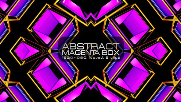 Abstract Magenta Box VJ Pack, Motion Graphics | VideoHive